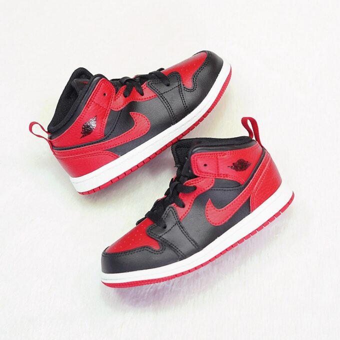 Air Jordan 1 Mid - Banned (2020) (TD) & (PS)