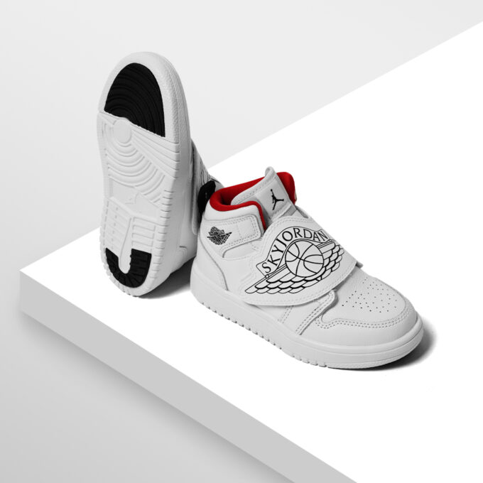 Sky Jordan 1 - White Gym Red (PS)