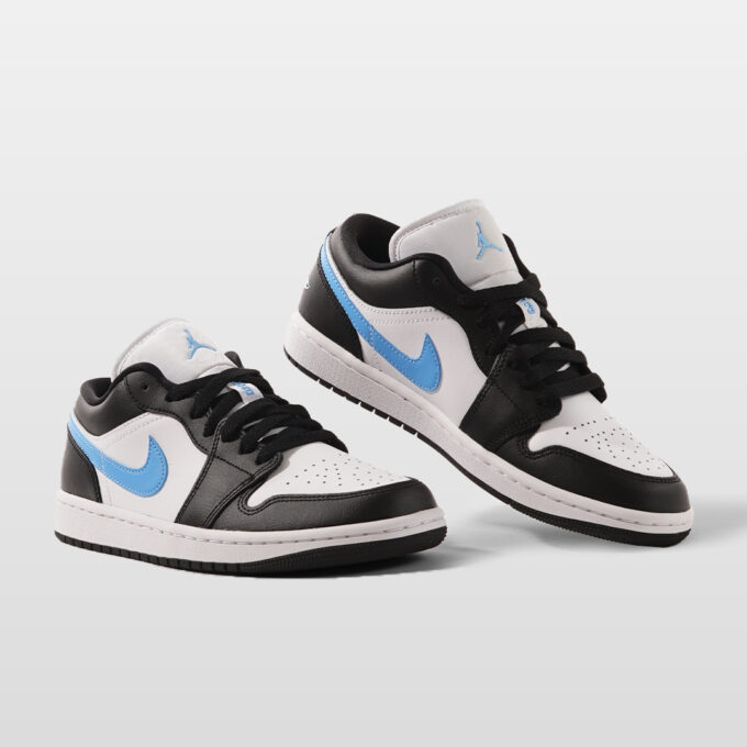 Air Jordan 1 Low Black University Blue White (W)