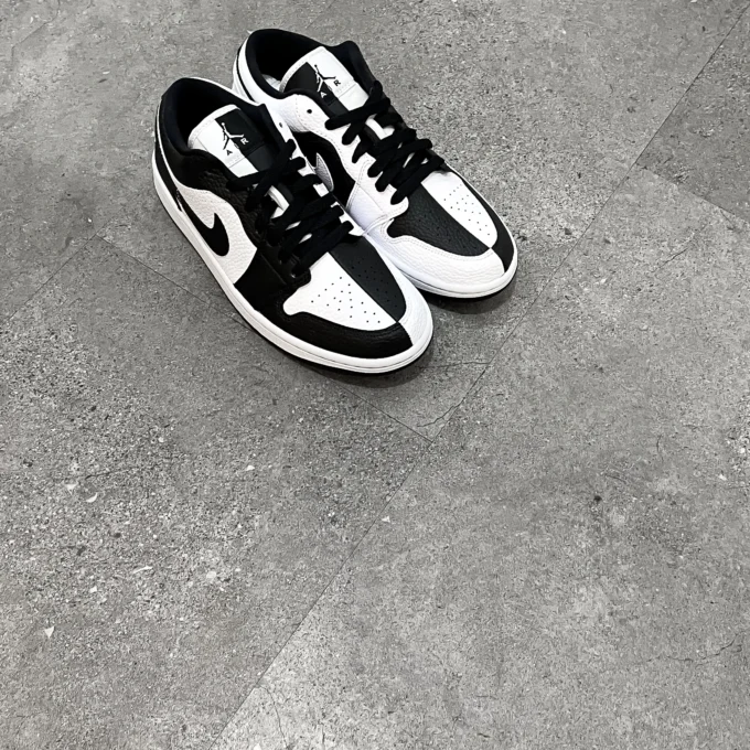 sepatu jordan waran hitam putih