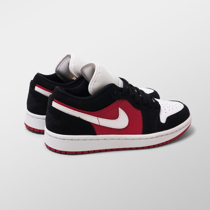 Air Jordan 1 Low Black White Gym Red (W)