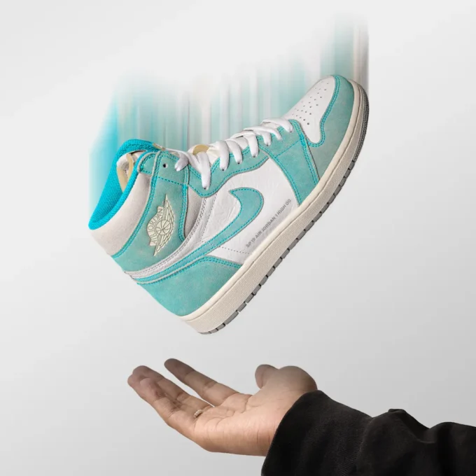 sepatu jordan warna hijau toscaa