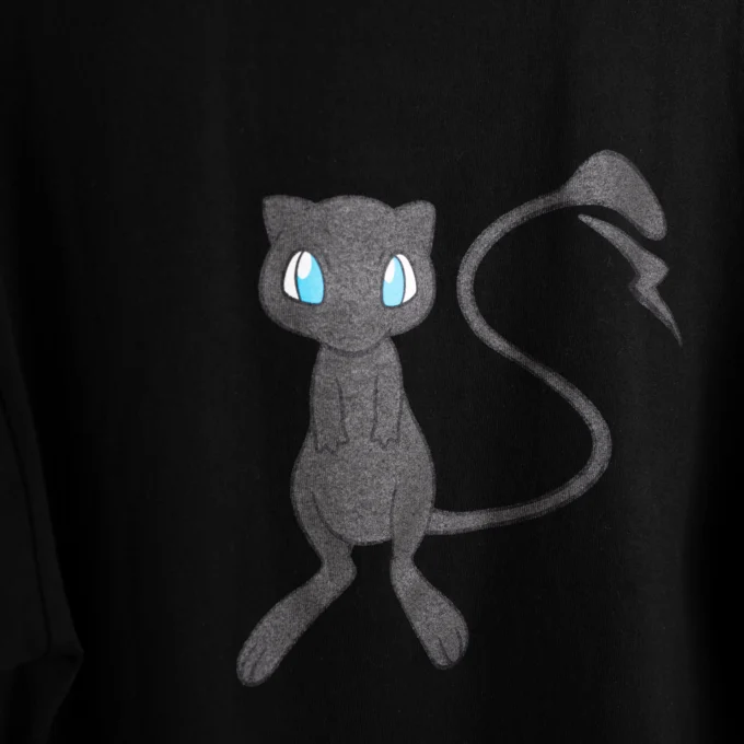 Pkmon X Frgmnt ThunderBolt Project Mew T-shirt Black tampak detail