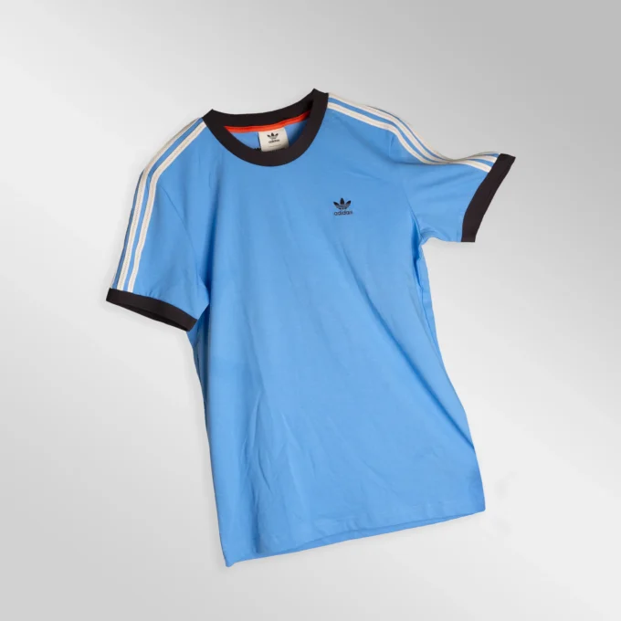 Adds x Wls Bnner Tee Light Blue tampak depan